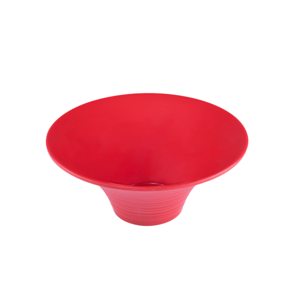 Flower Bowl 28 cm Red - Srvw - Image 2