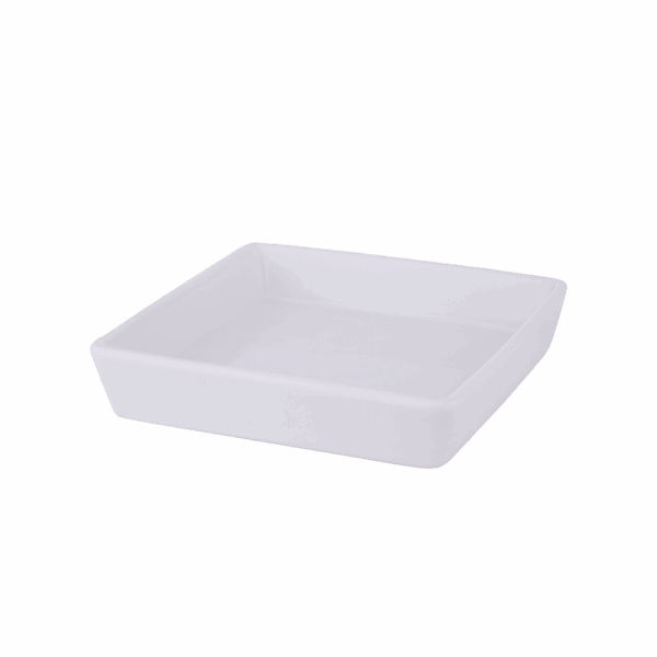 Platter Square 11 x 11 x 2.3 cm Julliet White