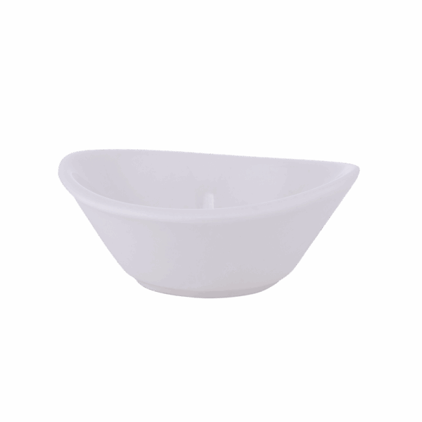 Curved Bowl 8.5 x 8.3 x 3.5 cm Miniature White