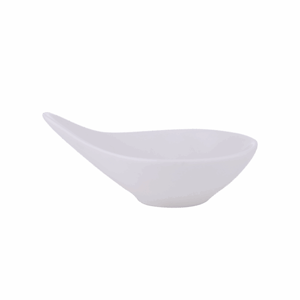 Slope Round Bowl 10.7 x 8.4 x5*3 cm Miniature White