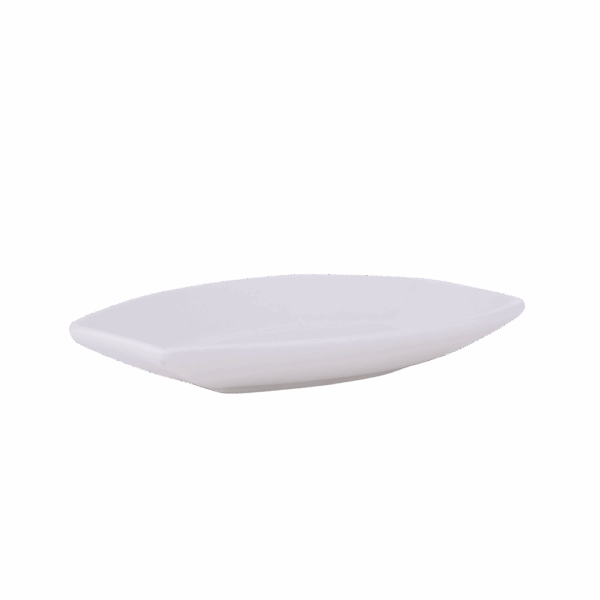 Rectangular Oval Dish 10.3 x 7.4 x 1.5 cm Miniature White