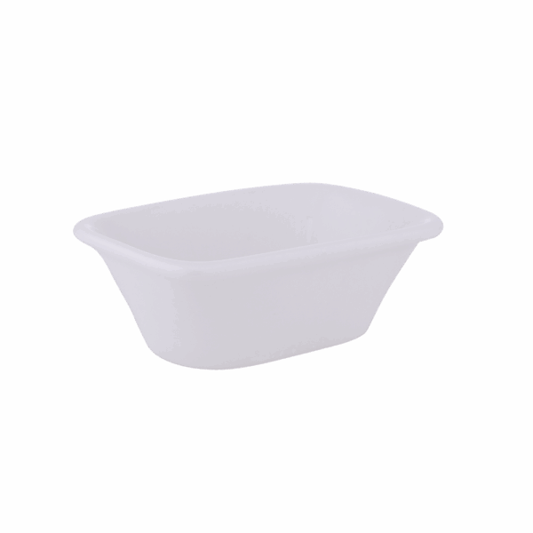 Rectangle Bowl 10 x 6.5x 3.6 cm Miniature White