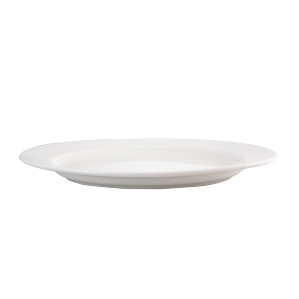 Oval Plate 26 cm Eclipse White - Image 2