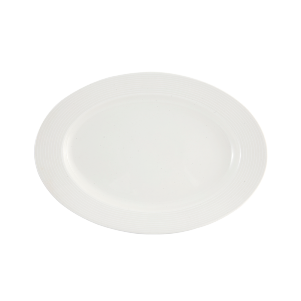 Oval Plate 26 cm Orba White - Image 2