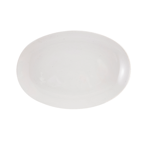 Oval Rimiless Plate 26 cm Vital Coupe White